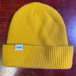 Tom’s Yellow Beanie - Unisex - One Size - Great Condition